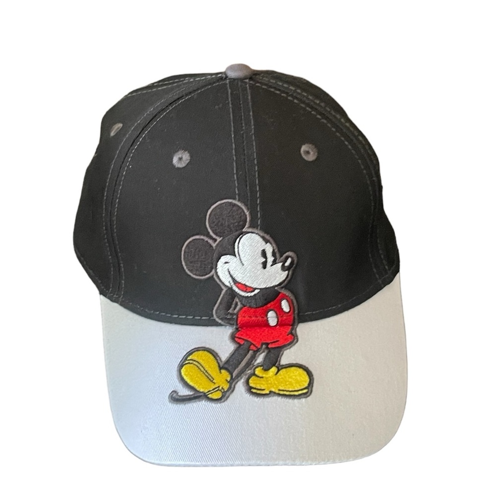 Black and White Disney Kids Mickey Mouse Cap 🐭